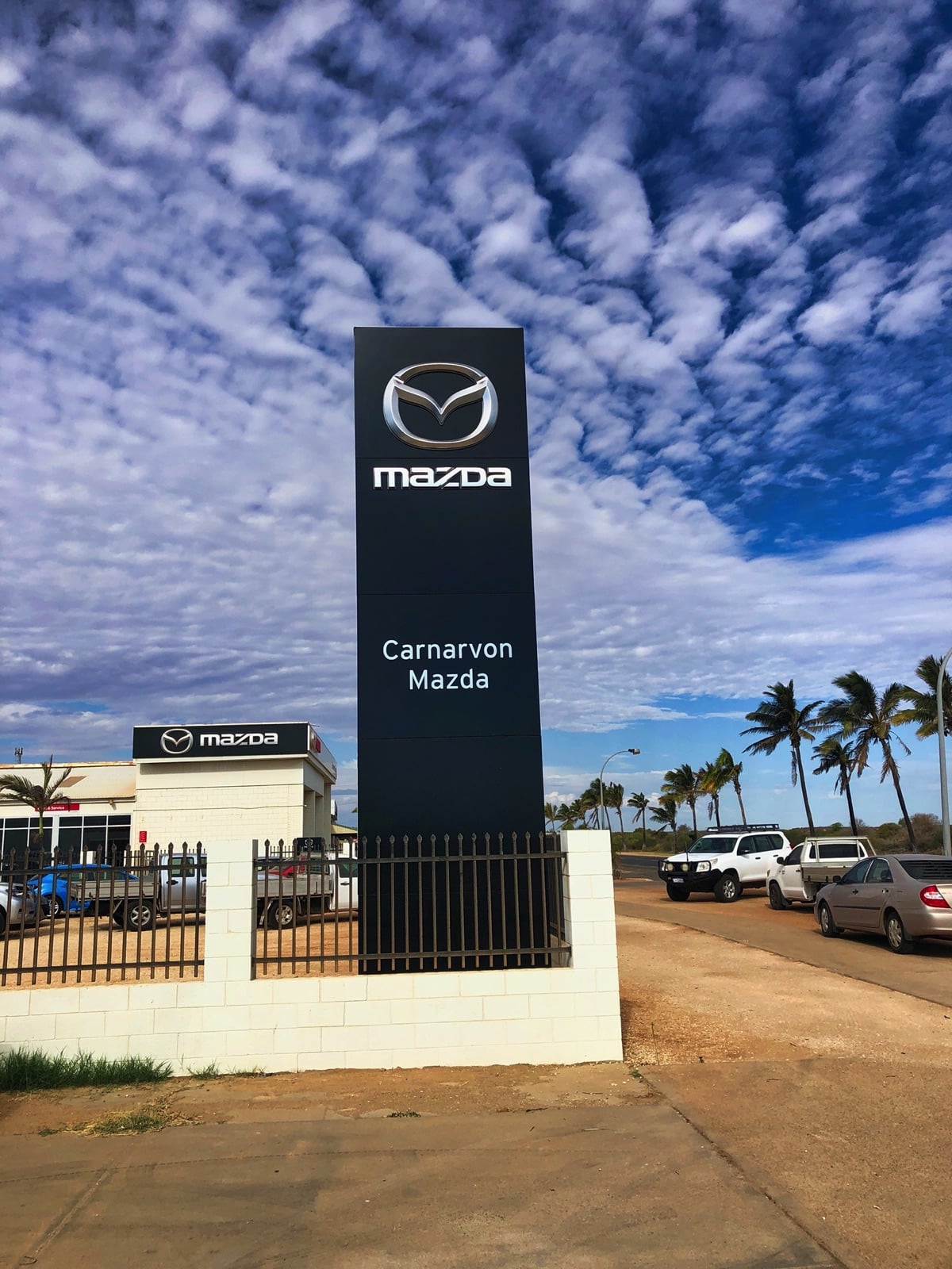 Mazda’s Signage & Rebranding Business Signage Building